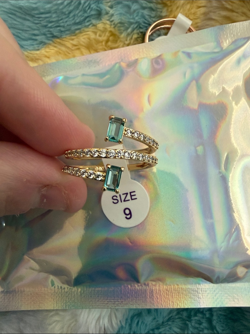 BP OG ring (name unknown) Green Paraiba